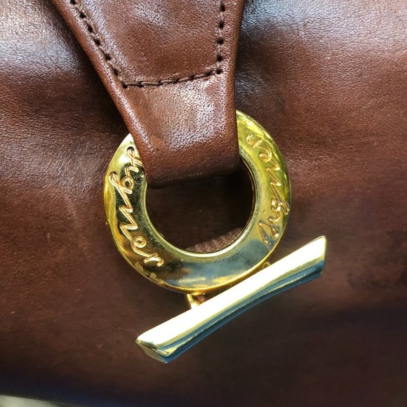 VINTAGE ETIENNE AIGNER BROWN MONK STRAP ANKLE BOOTS SZ 7.5 - Picture 15 of 16